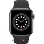 Apple Watch 6 GPS Carcasa Space Gray Aluminium 40mm Black Sport Band