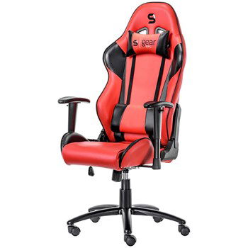 Scaun Gaming SPC Gear SR300 Red, Piele ecologica, Rosu