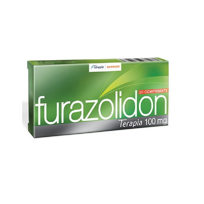 Furazolidon 100mg, 20 comprimate, Terapia, TERAPIA SA CLUJ