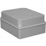 Cutie cu capac din PVC gri, LxlxA=198x148x96mm, Schrack