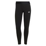 adidas Sportswear, Colanti crop cu imprimeu logo Essential, Negru, XS