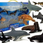 Figurină LeanToys.Figurine educative cu animale marine, LeanToys