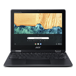 Ultrabook Acer Chromebook Spin 512 R851TN-C9GG, Procesor Intel® Celeron® N4120, 4M Cache, up to 2.60 GHz, Gemini Lake Refresh, 12 inch HD+ Touch, 4 GB, 64 GB eMMC, Intel® UHD Graphics 600, Chrome OS, Negru