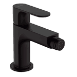 Baterie pentru bideu Hansgrohe Rebris S Negru Mat cu ventil Pop-Up, Hansgrohe
