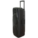 Boxa portabila Port225VHF 600W Black, Ibiza Sound