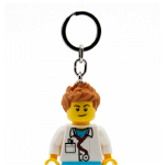 Breloc LEGO Iconic cu Led Barbat doctor, Lego