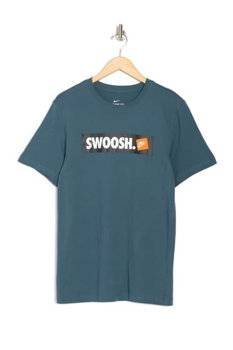 Imbracaminte Barbati Nike Swoosh Bumper Sticker T-Shirt ASHGRN