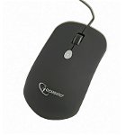 Mouse optic GEMBIRD, 1600dpi, USB, Black (MUS-102), GEMBIRD