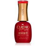 Cupio To Go! Ruby unghii cu gel folosind UV / lampă cu LED culoare Flirty 15 ml, Cupio
