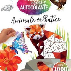 Animale sălbatice. Puzzle creativ din autocolante - Paperback brosat - *** - Litera, 