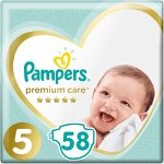 Pampers Pieluszki Premium Care 5, 11-16 kg, 58 szt., Pampers