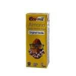 ECOMIL – Bautura BIO de migdale cu vanilie indulcita cu sirop de agave, original, 200 ml, cu pai