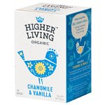 Ceai musetel si vanilie Bio 15 plicuri Higher Living, Organicsfood