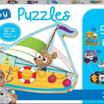 Puzzle Educa - 5 Baby Puzzles, 3/4/5 piese (18059), Educa