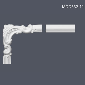 Coltar decorativ MDD332-11 pentru braul MDD332F, 21 X 21 X 4.1 cm, Mardom Decor , Mardom Decor