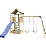 Spatiu De Joaca Blue Rabbit Pagoda cu tobogan si Swing Modul, Blue Rabbit