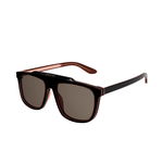 Gucci, Ochelari de soare aviator supradimensionati, 60-13-145 Standard, Negru