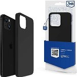 husa din silicon pentru iPhone 14 Plus - negru, 3mk Protection