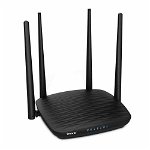 Router Tenda wireless 1200Mbps 3 porturi 10/100Mbps 4 antene externe Dual Band AC1200 VE-ROUT-WLESS-AC5-TND