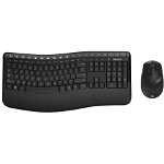 Kit Tastatura & Mouse Microsoft Wireless Comfort Desktop 5050 Black, Microsoft