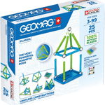 Set de constructie magnetic - Classic - Green Line, 25 piese | Geomag, Geomag