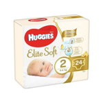 Huggies Scutece Elite Soft Convi Nr.2, 4-6 kg, 25 bucati , HUGGIES