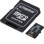 MicroSDHC Industrial Class 10 UHS-I 16GB + Adaptor, Kingston