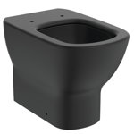 Vas WC Ideal Standard Tesi AquaBlade back-to-wall, pentru rezervor ingropat, negru mat - T0077V3, Ideal Standard