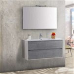 Set mobilier baie Ribe Concrete 4 piese