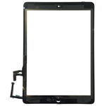 Touchscreen Digitizer Apple iPad 5 A1822 cu buton home si adeziv Negru Geam Sticla Tableta, Apple