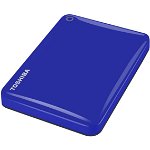 Hard disk extern Toshiba Canvio Connect II, USB 3.0, 2.5 inch, 500GB, blue