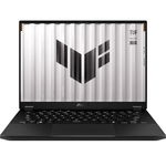 Laptop Gaming ASUS TUF FA401UV cu procesor AMD Ryzen™ 7 8845HS pana la 5.10 GHz, 14, 2.5K, IPS, 165Hz, 16GB, 512GB SSD, NVIDIA® GeForce RTX™ 4060 8GB GDDR6 TGP 100W, No OS, Jaeger Gray, ASUS