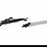 Ondulator de par Philips StyleCare BHB864/00, cilindru 25 mm, invelis ceramic + turmalin, temperatura maxima 200 C, oprire automata, negru + roz