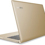 Laptop LENOVO IdeaPad i3-7100U IPS 15.6'', 4GB, 1TB, Win10, Gold, LENOR
