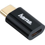 Adaptor Hama Micro USB la USB Type C Negru