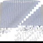 Lampă suspendată Shumee Lampă suspendată gri deschis EVANS, Shumee