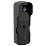 Interfon Video Smart cu Senzor Miscare, HD Night Vision, IR, fara fir de Apartament, Casa sau Vila, Negru