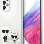 Karl Lagerfeld Karl Lagerfeld KLHCA53CKTR A53 5G A536 hardcase Transparent Karl & Choupette, Karl Lagerfeld