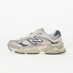New Balance, Pantofi sport de plasa cu garnituri de piele si piele ecologica 9060, Albastru prafuit, Bej inchis, Maro nisip, 5.5 New Balance, Pantofi sport de plasa cu garnituri de piele si piele ecologica 9060, Albastru prafuit, Bej inchis, Maro nisip, 5.5