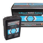 Baterie V-Mount PATONA Platinum NANO V50 cu 47Wh RED ARRI -1298, Patona