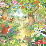 Puzzle Jumbo - A Woodland Trail, 1.000 piese (11155), Jumbo