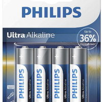 Baterii ULTRA alkaline AA LR6 blister 4buc PHILIPS, PHILIPS