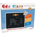 Jucarie Tablita de Desen cu Magneti 714 piese  Negru, EduClass