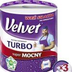 RÄ™cznik w roli celulozowy VELVET Turbo, 3-warstwow, Velvet