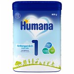Formula de lapte de inceput 1 pentru +0 luni, 800g, Humana, Humana
