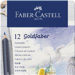 Creioane colorate, 12culori/set, Goldfaber Faber-Castell, Faber-Castell
