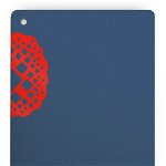 Plumb Notebooks Red on Blue Wraparound