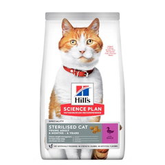 Hrana uscata pisici, Hill's Science Plan Feline Sterilised Adult 1-6 ani Duck, 3 kg, Hills Hrana uscata pisici, Hill's Science Plan Feline Sterilised Adult 1-6 ani Duck, 3 kg, Hills