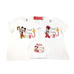 Set 2 tricouri & 1 body personalizat "Primul Craciun", baby Minnie - ACD1924