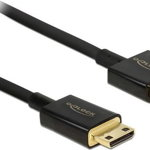 Cablu HDMI la mini HDMI-C T-T 3D 4K 2m Slim Premium, Delock 84778, Delock